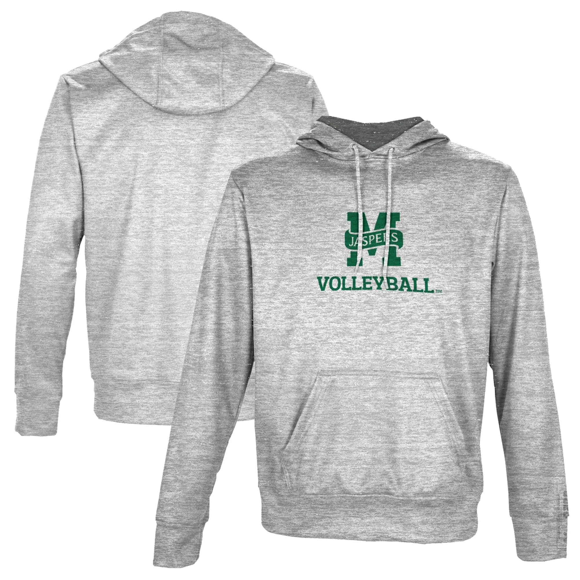 Men's ProSphere Gray Manhattan Jaspers Volleyball Name Drop Pullover Hoodie