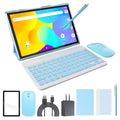 Tablet 2 in 1 Tablet with Keyboard Including Case Mouse Stylus Touch Screen Protector Film, 10 inch Tablet Android 11.0 Tablets PC, 10.1  HD Tab 6000mah Battery 32GB+512GB Expandable Tableta Computer