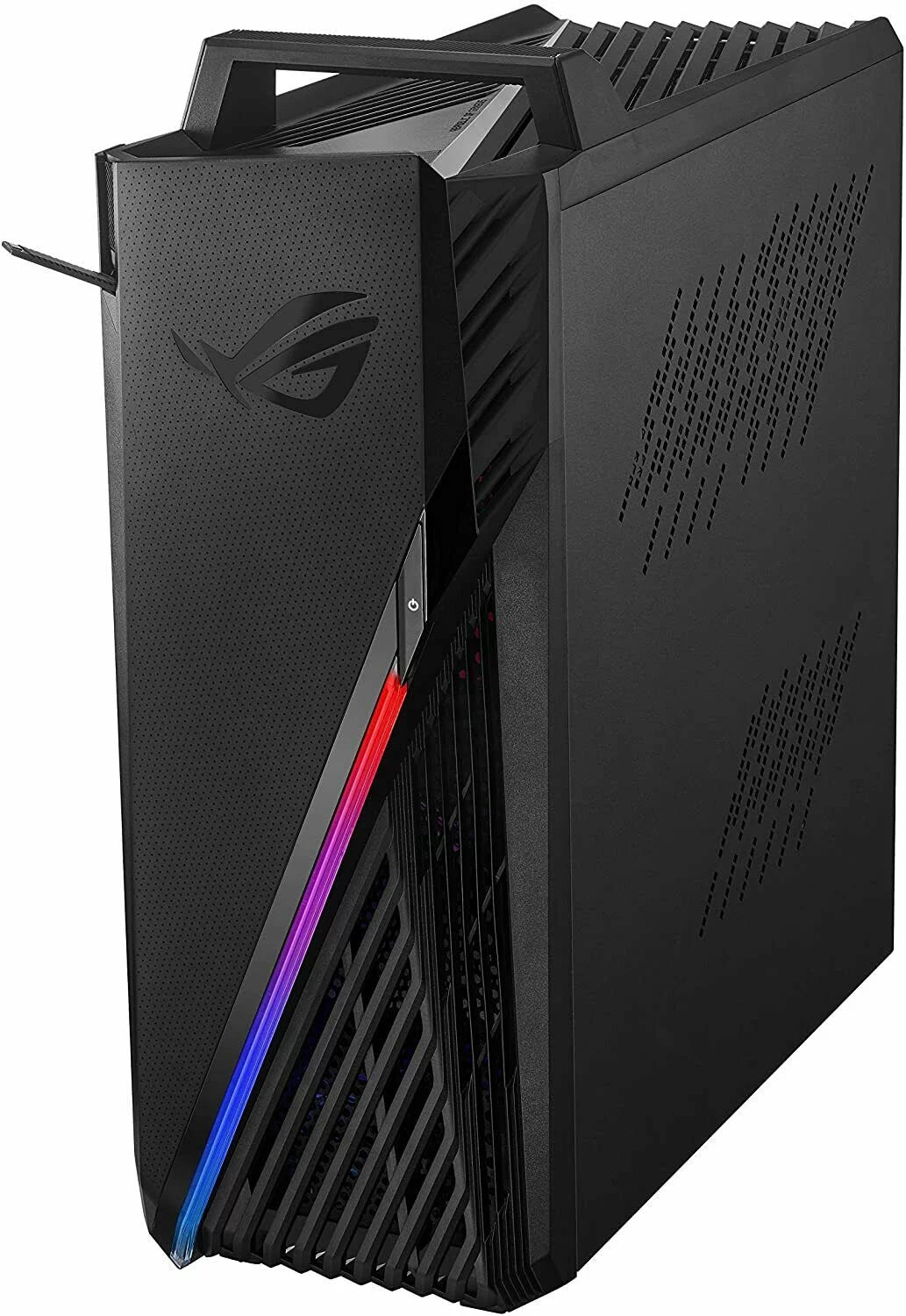 Asus ROG Strix Gaming Desktop, AMD Ryzen 7 3800X, 16GB RAM, NVIDIA GeForce RTX 2070 Super, 1TB HD, 512GB SSD, Windows 10 Home, Star Black, GA15DH-AH772