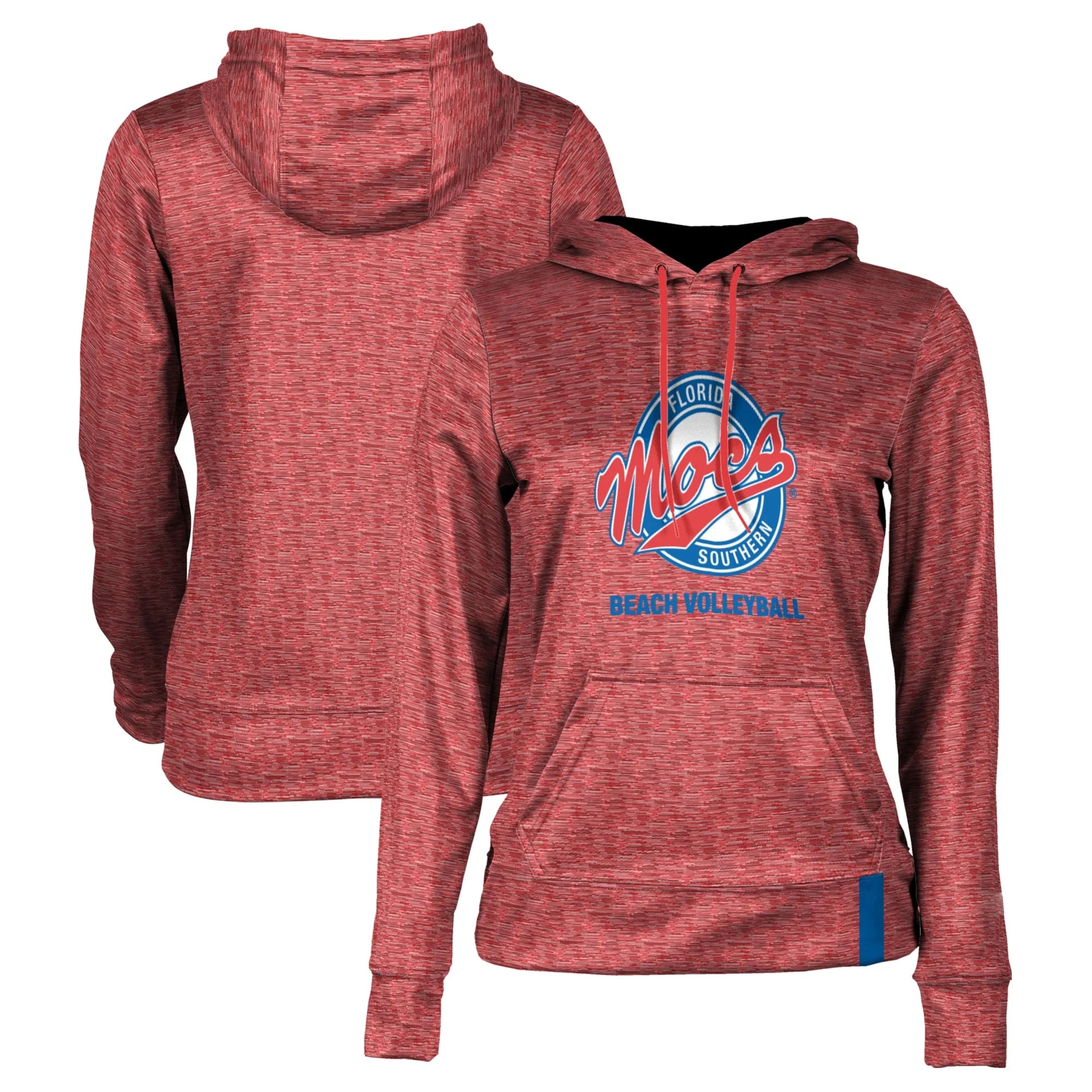 Women's Scarlet Florida Southern Moccasins Volleyball Pullover Hoodie