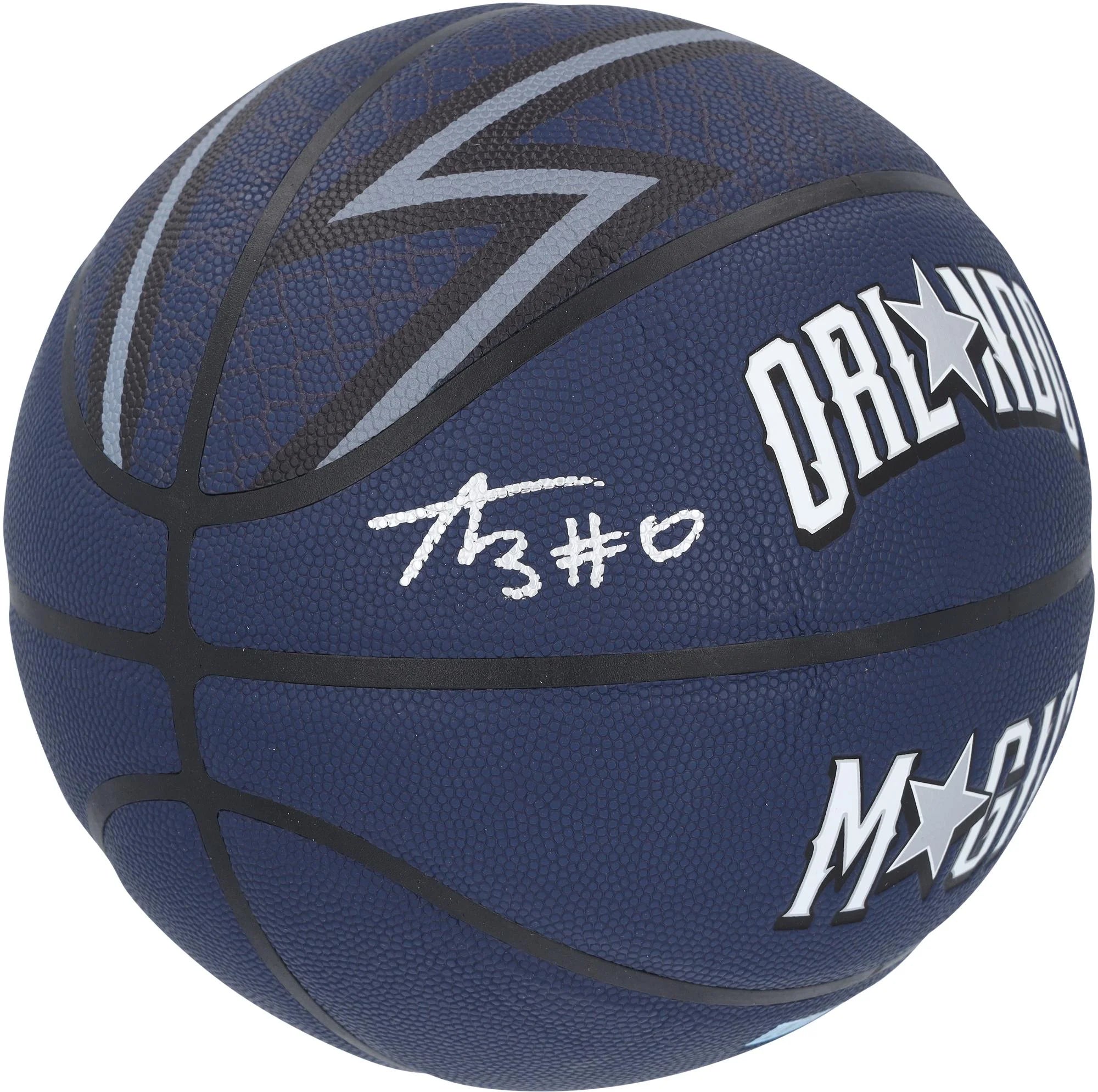 Anthony Black Orlando Magic Autographed Wilson 2023-24 City Edition Collector's Basketball - Fanatics Authentic Certified