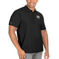 Men's Antigua Black Boston Celtics Big & Tall Legacy Pique Polo