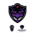 Fathead Panther City Lacrosse Club Three-Pack X-Large Logo Removable Wall Decal Set
