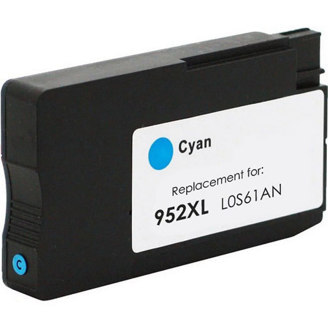 PrinterDash Replacement for OfficeJet Pro 7720/7730/7740/8200/8700/8715/8720/8725/8730/8740/8745 Cyan High Yield Inkjet (1600 Page Yield) (NO. 952XL) (F6U12AE)
