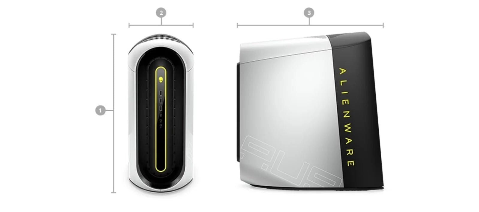 Restored Dell Alienware Aurora R10 Gaming Desktop (2019) Core Ryzen 7 - 1TB SSD - 16GB RAM - In SLI 8 Cores @ 4.4 GHz - 16GB GDDR6 (Refurbished)