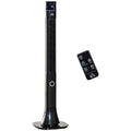 47 Oscillating Slim Tower Cooling Fan w/ 3 Speeds LED Remote Control Black