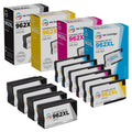 Ld remanufactured replacements for HP 962xl high yield cartdges: 4 3ja03an black, 2 3ja00an cyan, 2 3ja01an magenta, 2 3ja02an yellow for officejet pro 9025, 9020, 9018, 9015, 9010
