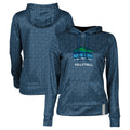 Women's Navy Notre Dame of Maryland Gators Volleyball Pullover Hoodie