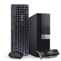 Dell Workstation PC Desktop Computer | Editing and Design | GeForce K1200 4GB GPU | Intel Core i5 | 16GB DDR4 RAM, 120GB NVMe + 500GB SDD | Wi-Fi + Bluetooth | Windows 11 Pro