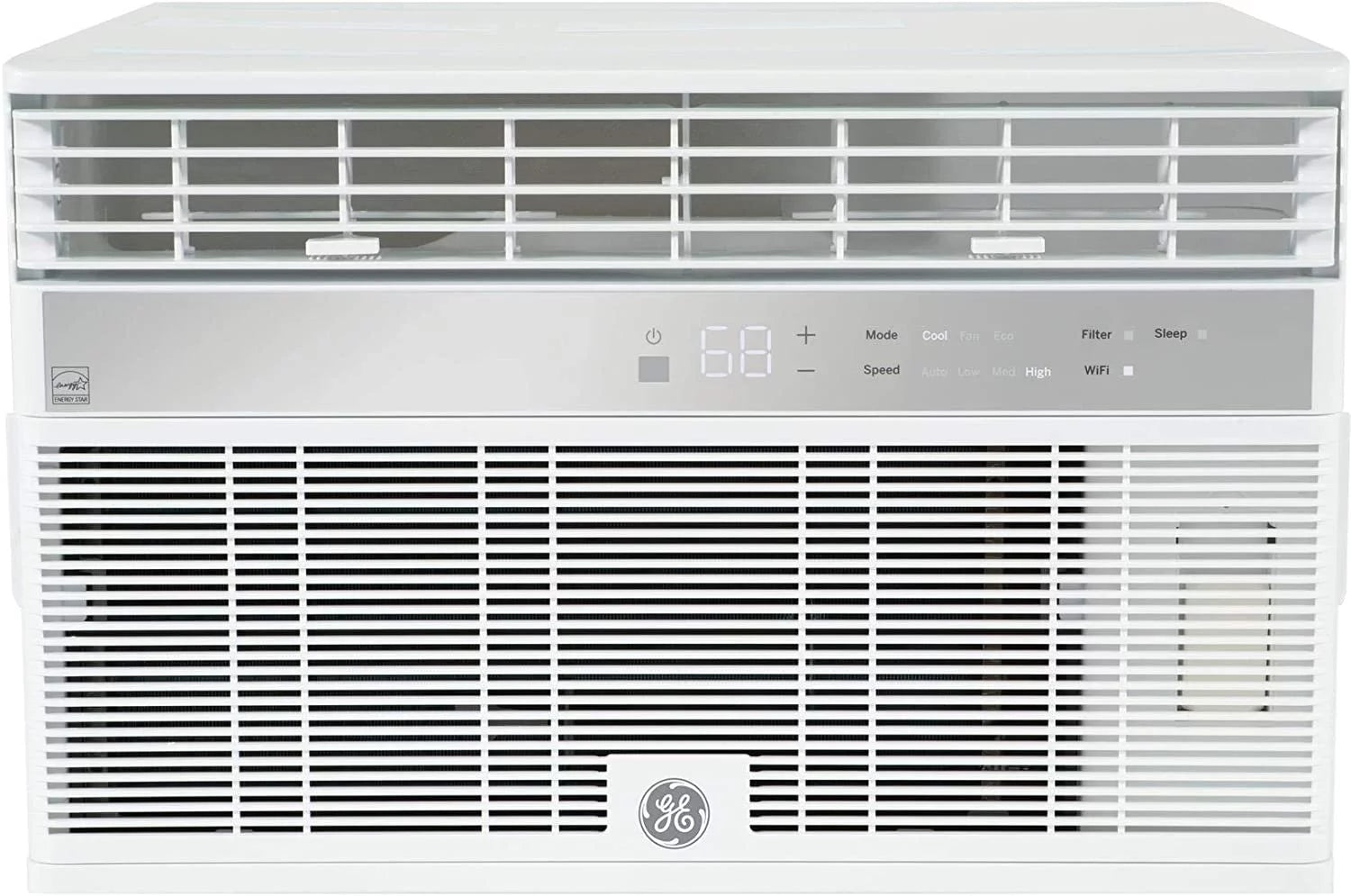 GE 12,000 BTU 115-Volt Window-Mounted Smart Air Conditioner with Remote Control