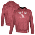 Men's ProSphere Red Houston Cougars Volleyball Name Drop Pullover Hoodie