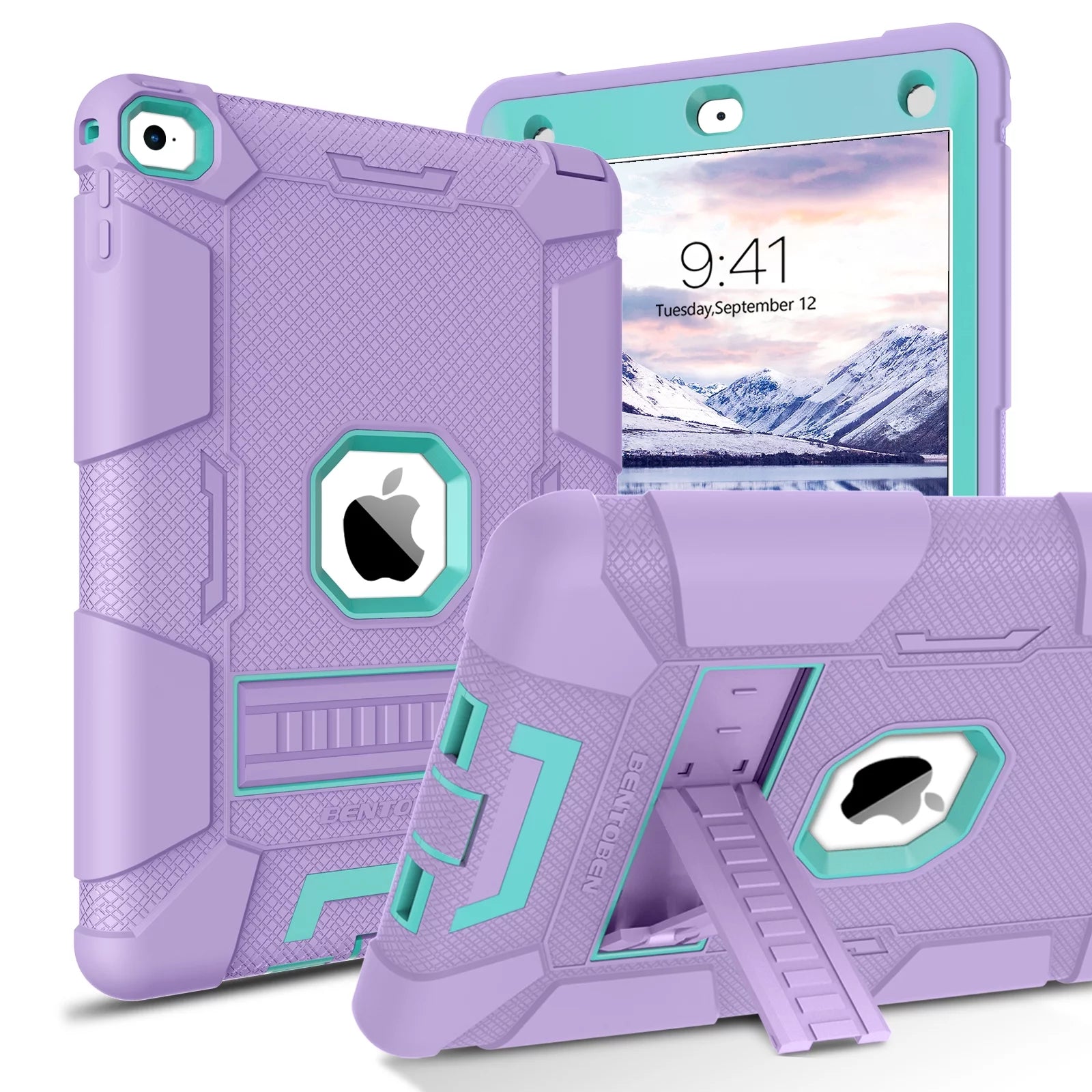 GUAGUA iPad Air 2 Case/ iPad Pro Case 9.7 with Stand, 3Layers Heavy Duty Shockproof Rugged Kids iPad Protective Case for iPad Air 2(A1566/A1567)/ iPad Pro 9.7(2016 Model A1673/A1674/A1675)