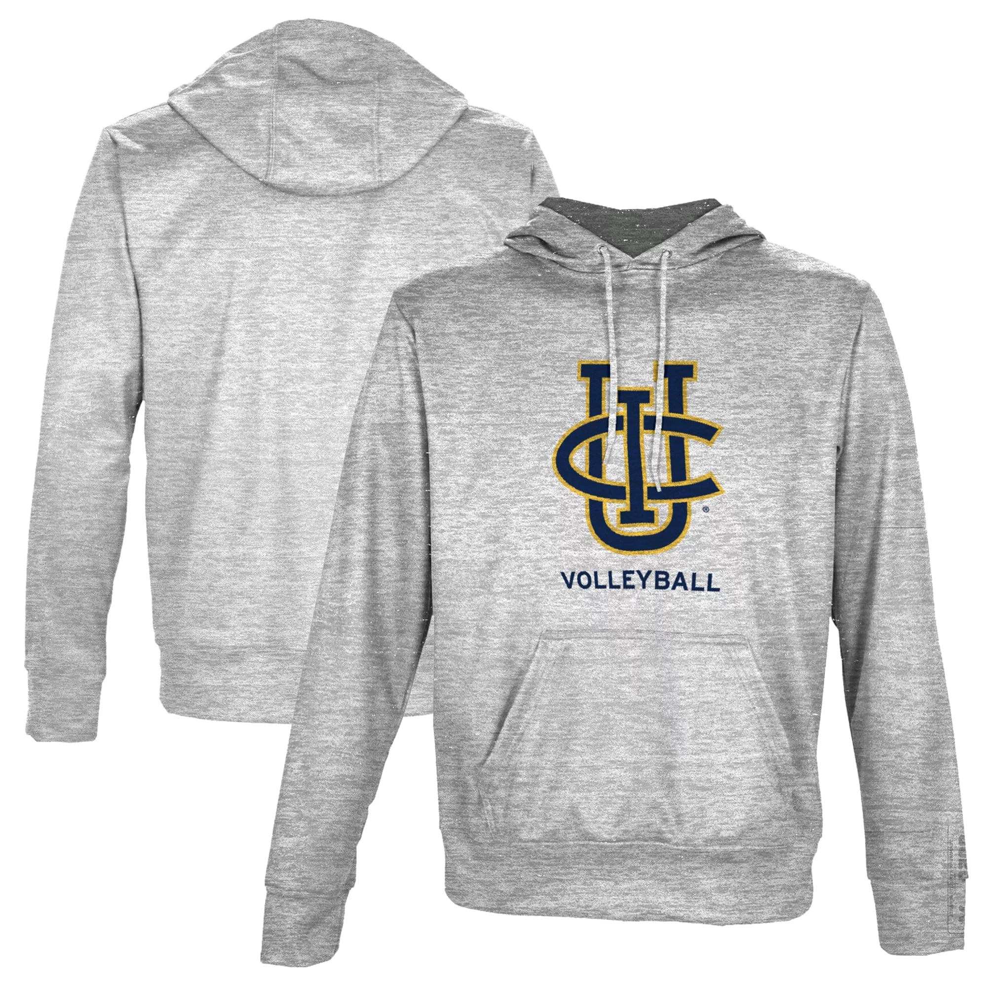 Men's ProSphere Gray UC Irvine Anteaters Volleyball Name Drop Pullover Hoodie
