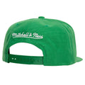 Men's Mitchell & Ness Kelly Green Boston Celtics Sweet Suede Snapback Hat - OSFA