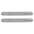 2-Pack BBQ Grill Heat Shield Plate Tent Replacement Parts for Char-Broil 466645015 - Compatible Barbeque Stainless Steel Flame Tamer, Guard, Deflector, Flavorizer Bar, Vaporizer Bar, Burner Cover 15