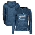 Women's Navy Marietta College Pioneers Volleyball Pullover Hoodie