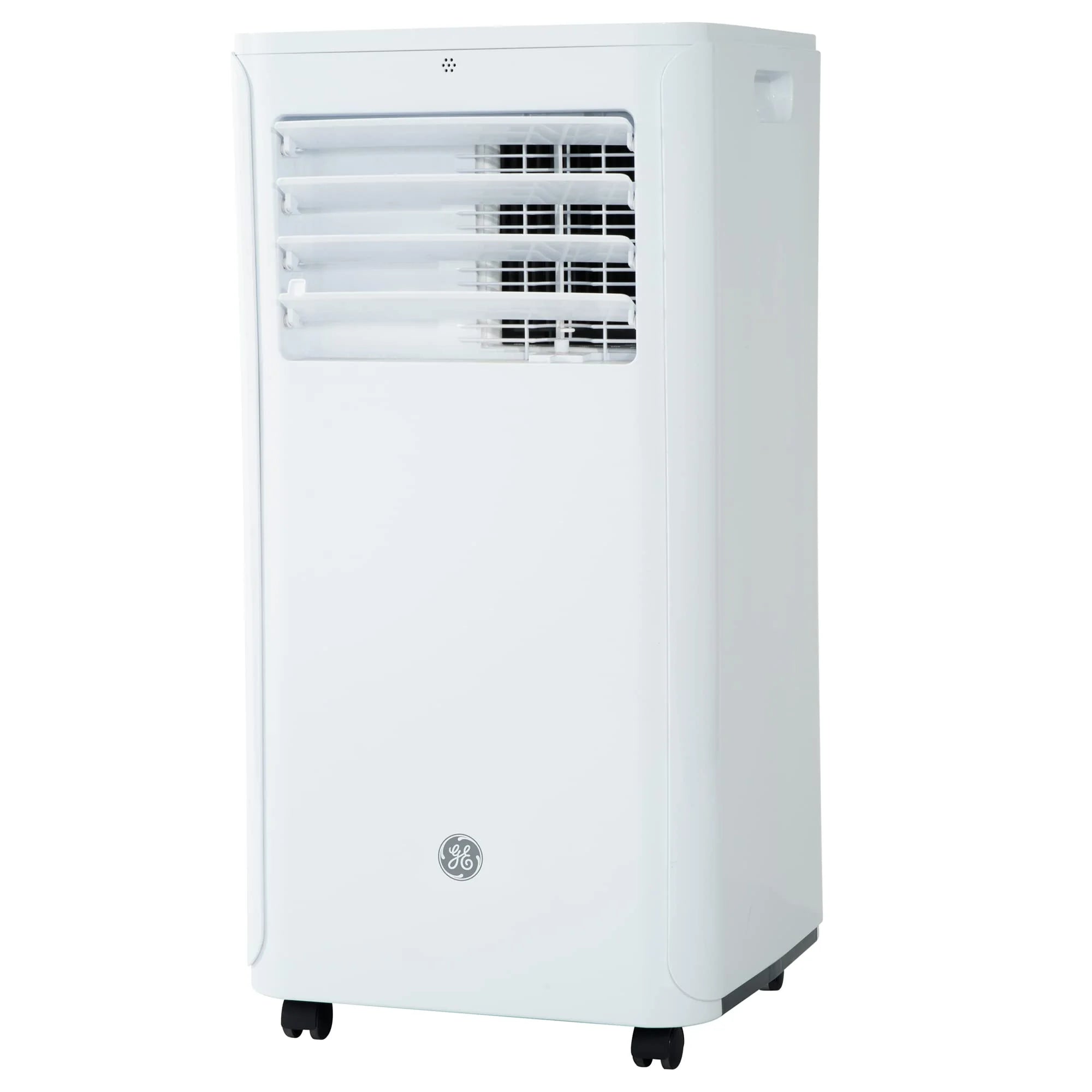 GE 6,100 BTU Portable Air Conditioner for Small Rooms up to 250 sq ft., 3-in-1 with Dehumidify, Fan and Auto Evaporation, Included Window Installation Kit 6100 BTU White