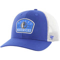 Men's '47 Blue Dallas Mavericks Semi Patch Trucker Adjustable Hat - OSFA
