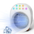Kisrais 3-in-1 Portable Mini Air Conditioner, Desktop Fan Air Cooler USB for Room Home Bedroom Office Indoor Outdoor