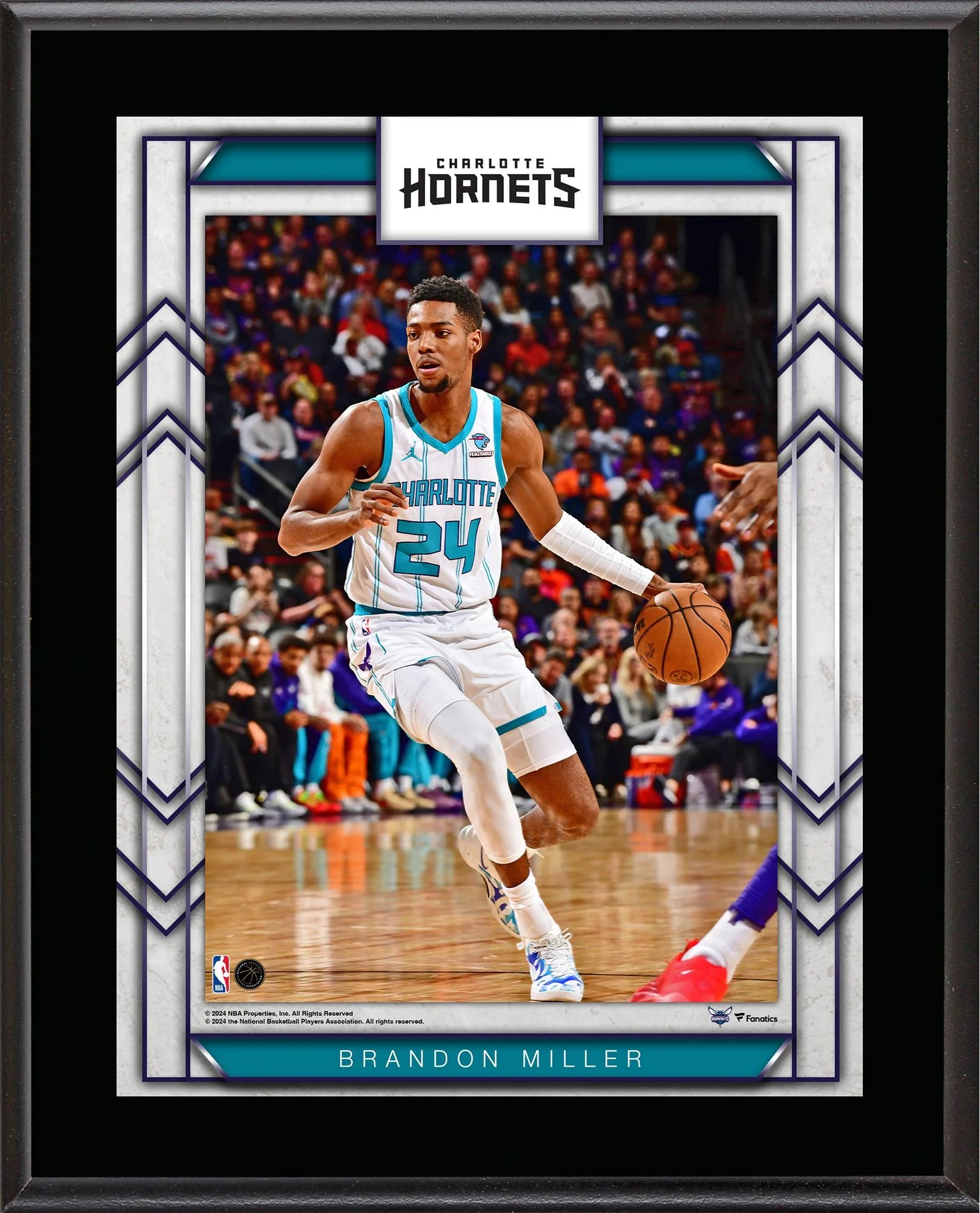 Brandon Miller Charlotte Hornets 10.5 x 13 Sublimated Player Plaque