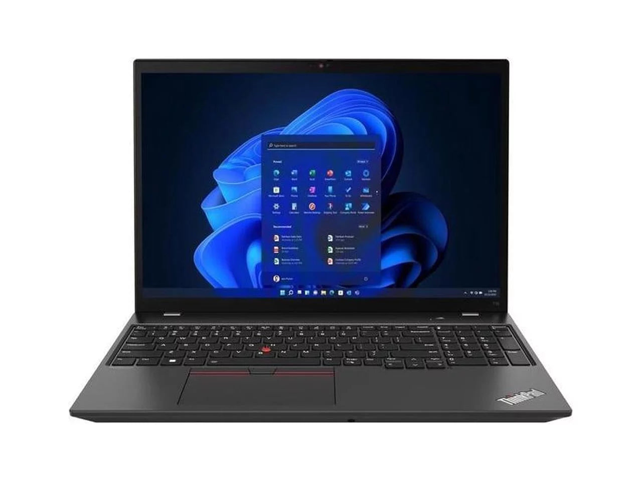 Lenovo Laptop ThinkPad T16 Gen 1 Intel Core i7 12th Gen 1270P (2.20GHz) 16GB Memory 512 GB PCIe SSD Intel Iris Xe Graphics 16.0 Touchscreen Windows 11 DG Windows 10 Pro 64 21BV0096US
