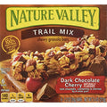 Nature Valley Chewy Trail Mix, Dark Chocolate Cherry Granola Bars 7.4 Oz (Pack Of 4)
