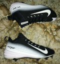 Nike Lunar Vapor Trout Mens Black/White Metal Baseball Cleats US 10.5 M, EU 44.5