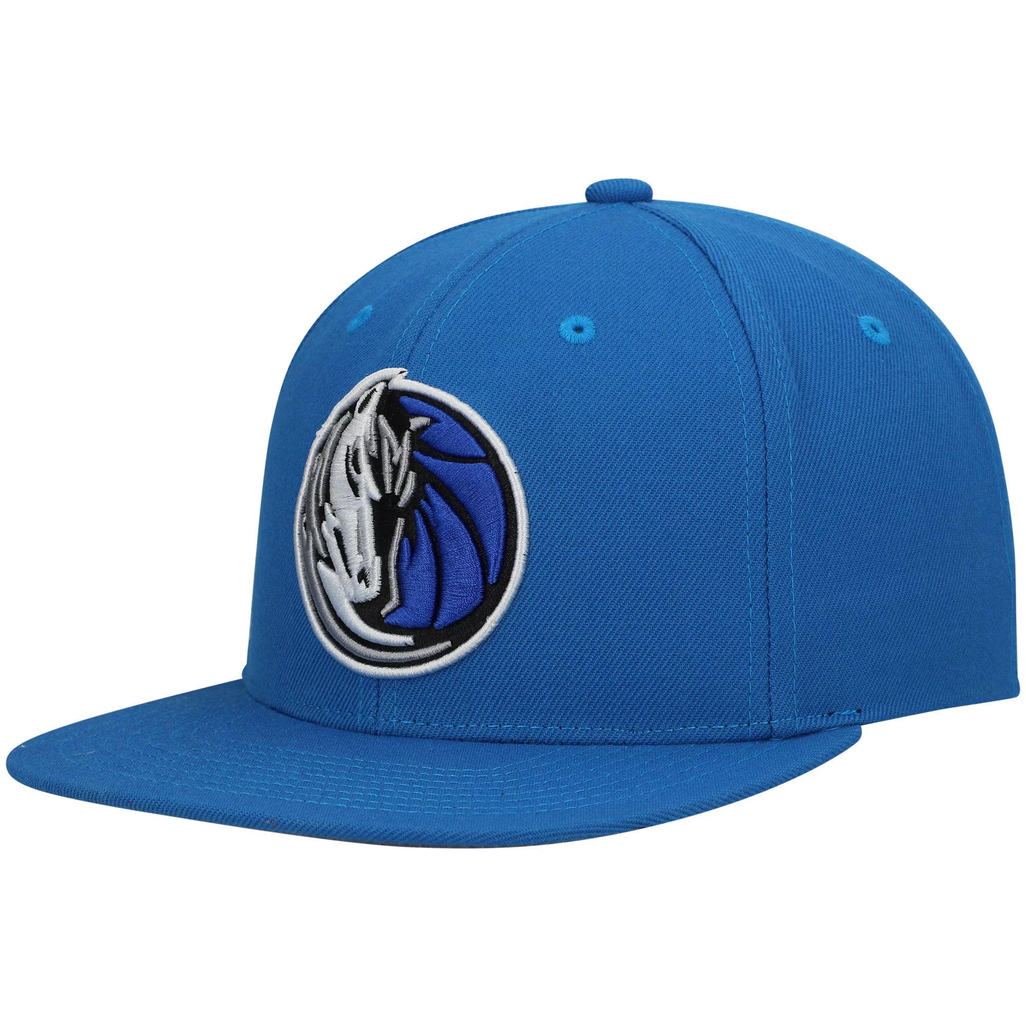 Men's Mitchell & Ness Blue Dallas Mavericks Ground 2.0 Snapback Hat - OSFA