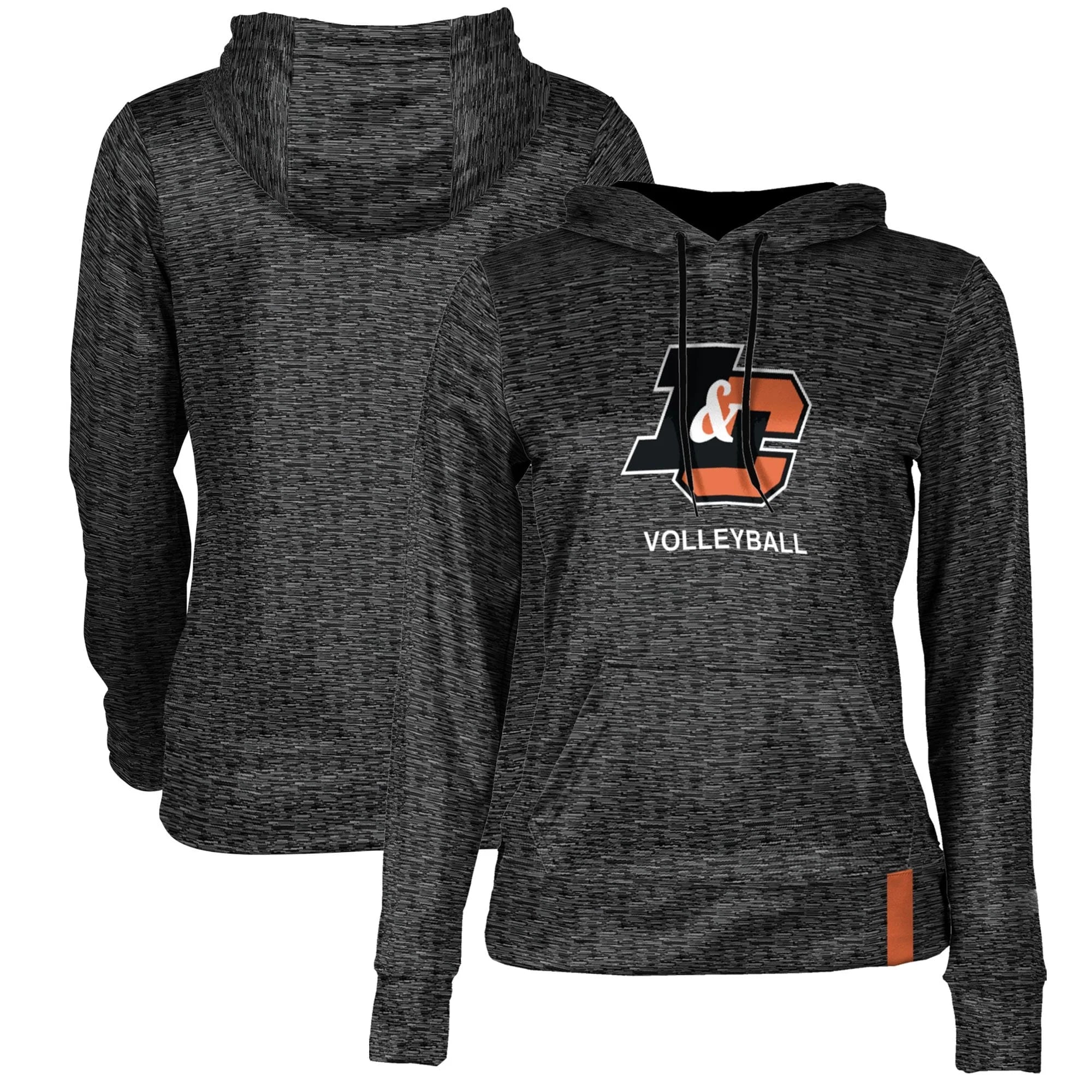 Women's Black Lewis & Clark College Pioneers Volleyball Pullover Hoodie