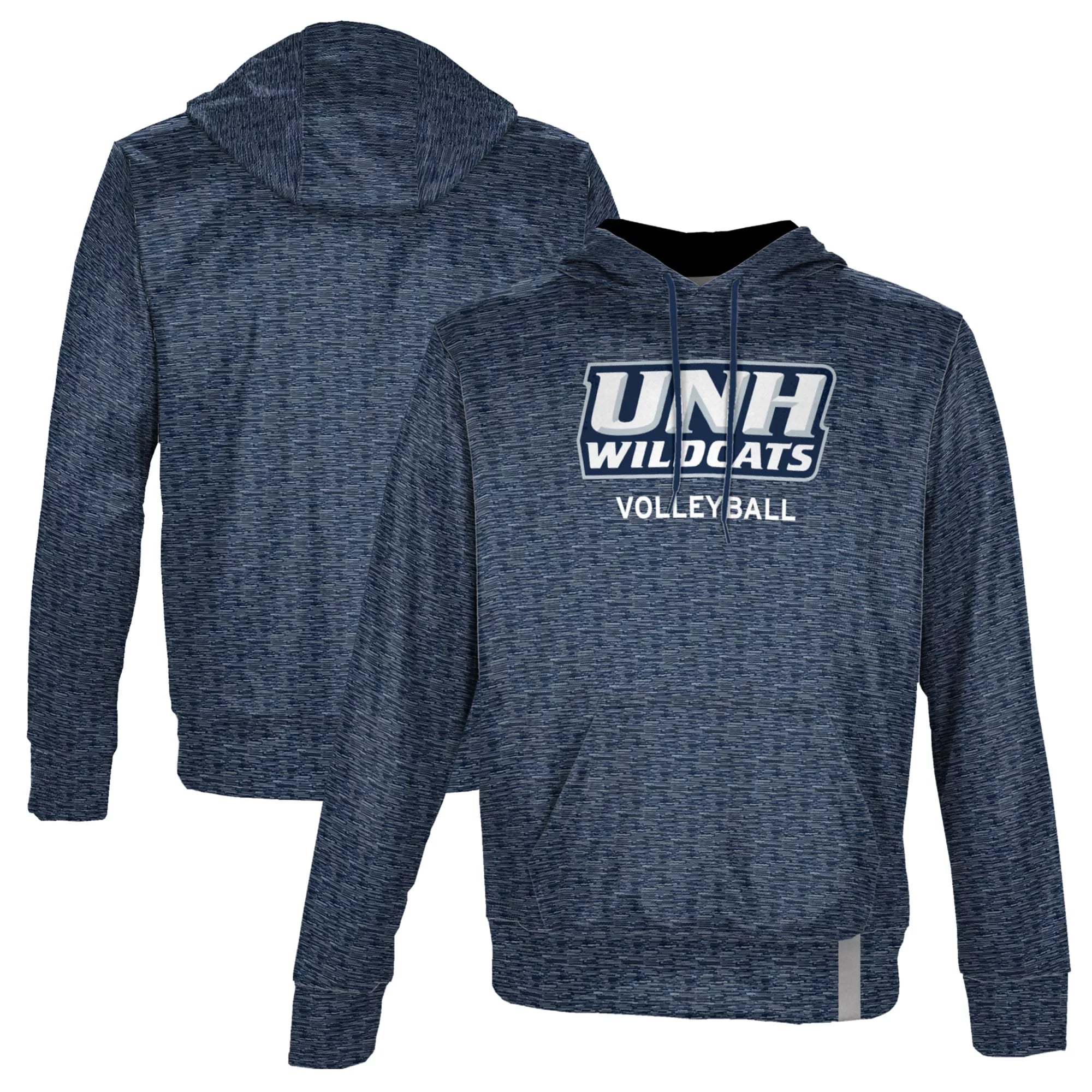 Men's ProSphere Navy New Hampshire Wildcats Volleyball Name Drop Pullover Hoodie