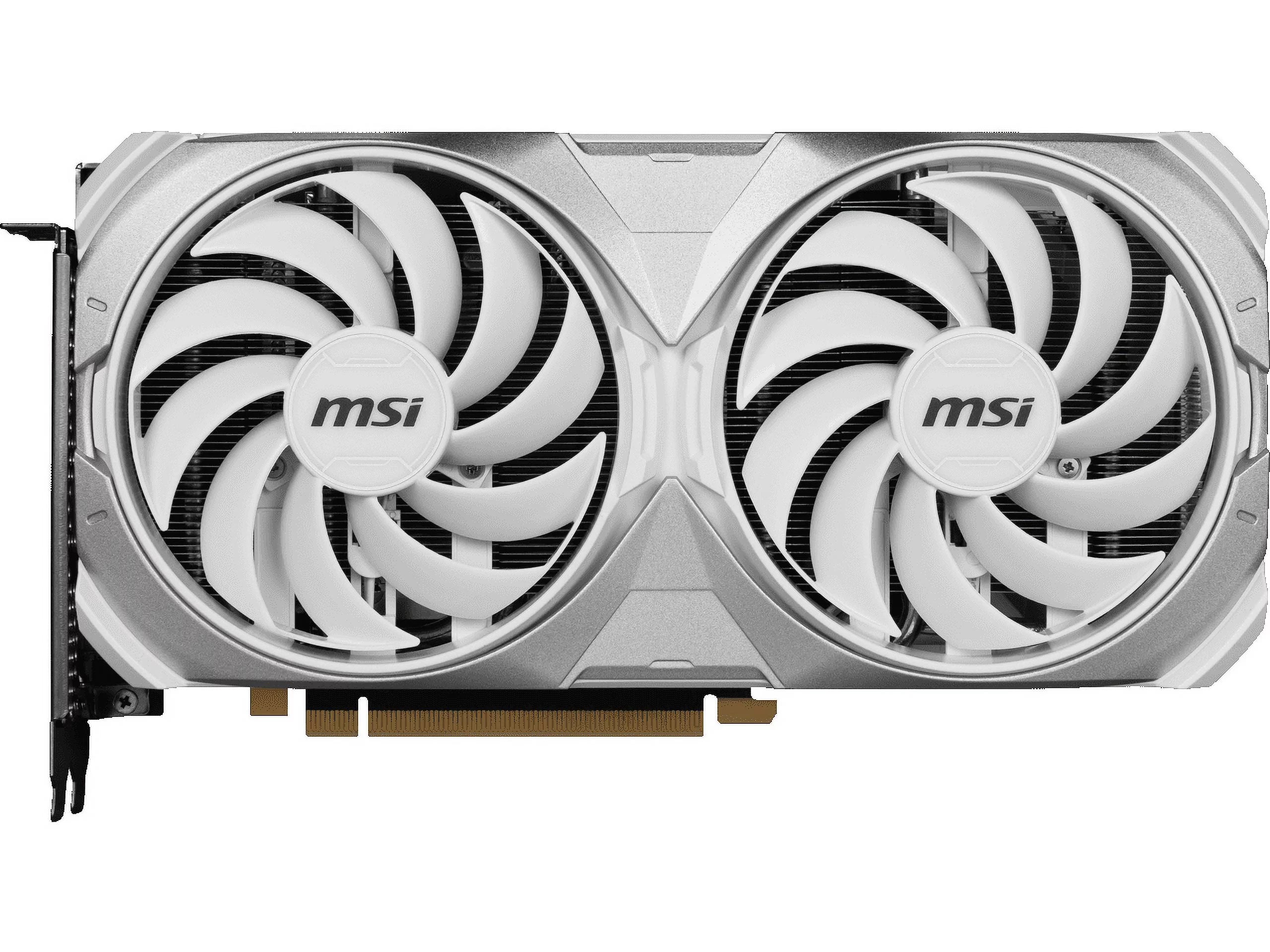 MSI Ventus GeForce RTX 4070 Ti 12GB GDDR6X PCI Express 4.0 ATX Video Card RTX 4070 Ti VENTUS 2X WHITE 12G OC