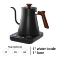 Pristin Electric Kettle,Display Auto Stainless Steel Boiler Stainless LCD 1200W Fast Water kettle kettle NTC Temperature Steel Inner Over Coffee Auto Shut Water Boiler Off 0.9L Coffee Tea Shut Off