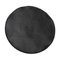 Fireproof Pad Fireplace Mat Round Waterproof Double Layer BBQ Floor Protective Mat Fire Mat for Fireplace Backyard Camping Patio Indoor black 30inch