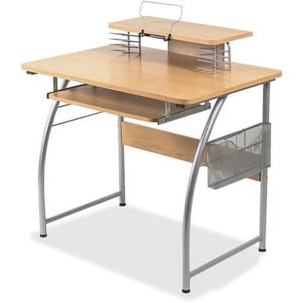 Lorell Upper Shelf Laminate Computer Desk