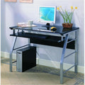 InRoom  Computer Desk - Silver