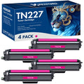 MICOTONER 4-Pack Compatible Toner Cartridge for Brother TN-227M TN-227 Work with HL-L3210CW HL-L3230CDW HL-L3270CDW MFC-L3710CW MFC-L3750CDW MFC-L3770CDW Printer Printer(Magenta)