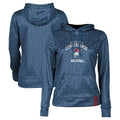 Women's Blue Cumberlands Patriots Volleyball Pullover Hoodie