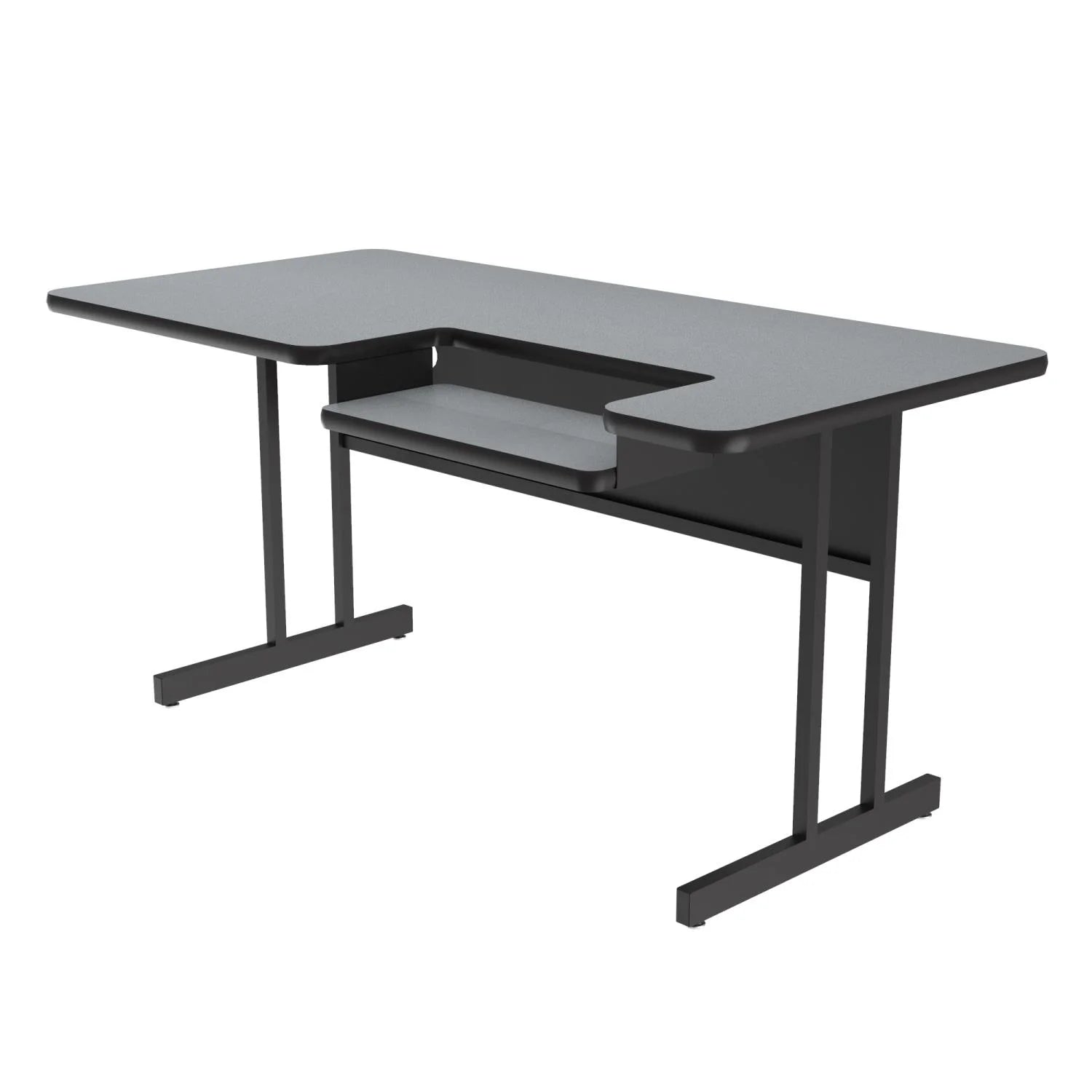 Correll Computer And Training Tables With Grey Granite Finish BL3072TF-15