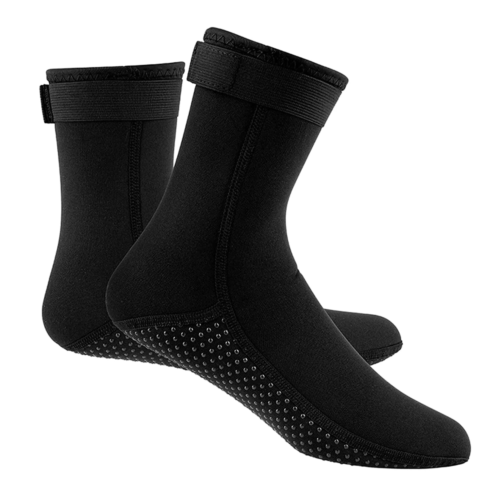 OWSOO 3MM Neoprene Wetsuit Socks Warm Diving Socks Winter Surfing Socks Thermal Slip Boots for Spearfishing Swimming Rafting Snorkeling Sailing