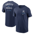 Men's Nike  Navy Kansas City Royals City Connect 2-Hit T-Shirt