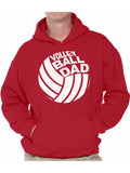 Awkward Styles Men's Volleyball Dad Graphic Hoodie Tops White Volleyball Lover Gift Father's Day
