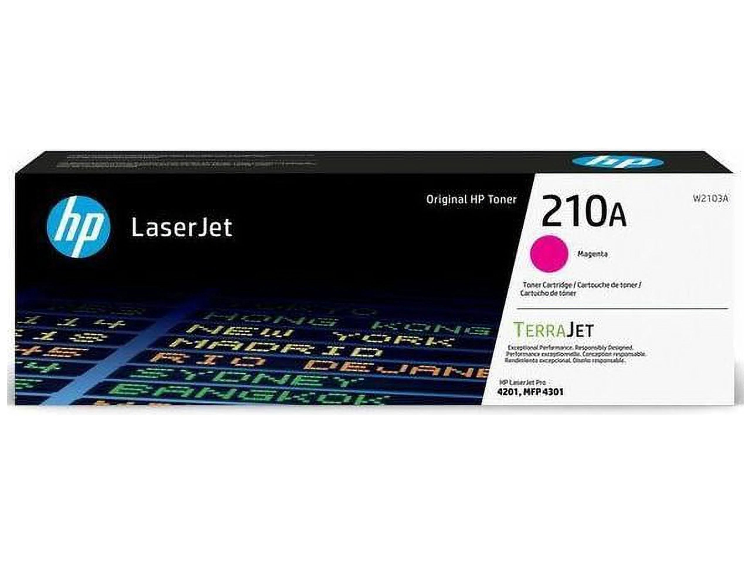 HP 210A Magenta Original LaserJet Toner Cartridge - W2103A