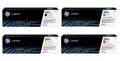HP 201X (CF400X, CF401X, CF402X, CF403X) Black/Cyan/Magenta/Yellow High Yield Original LaserJet Toner Cartridges, 4-Color Set
