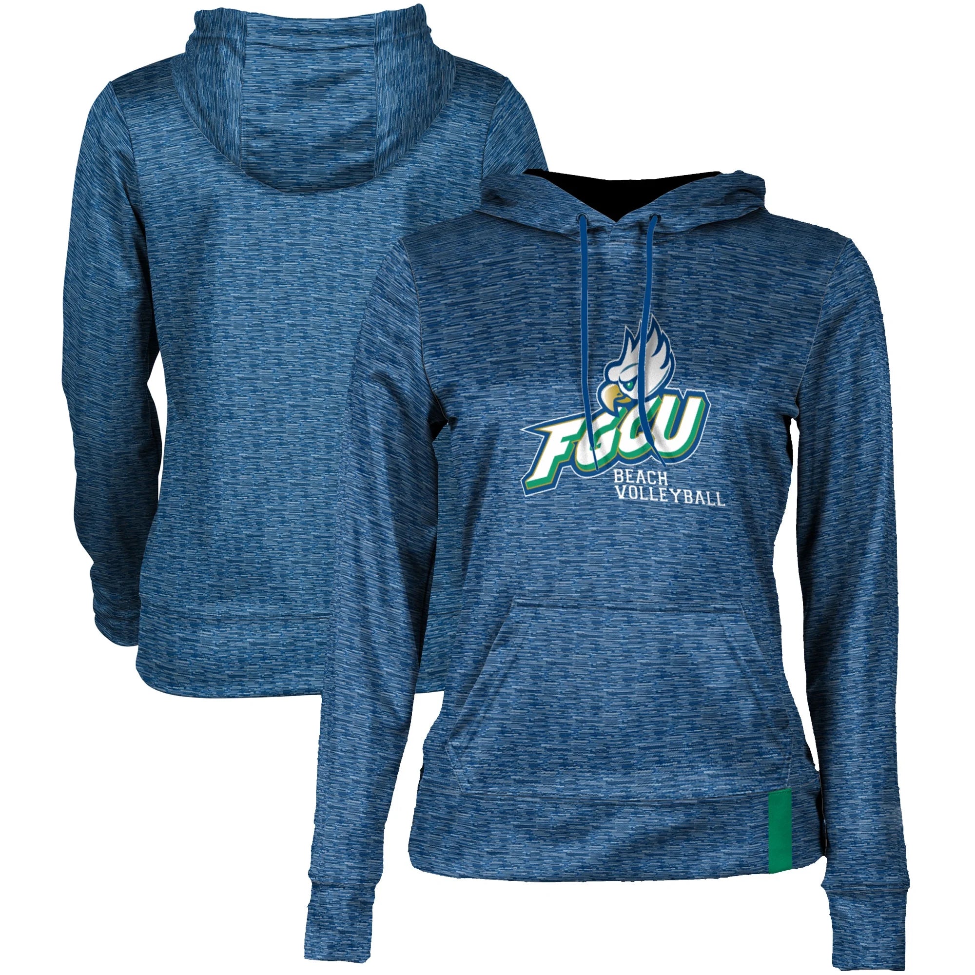 Women's ProSphere  Blue Florida Gulf Coast Eagles Beach Volleyball Logo Pullover Hoodie