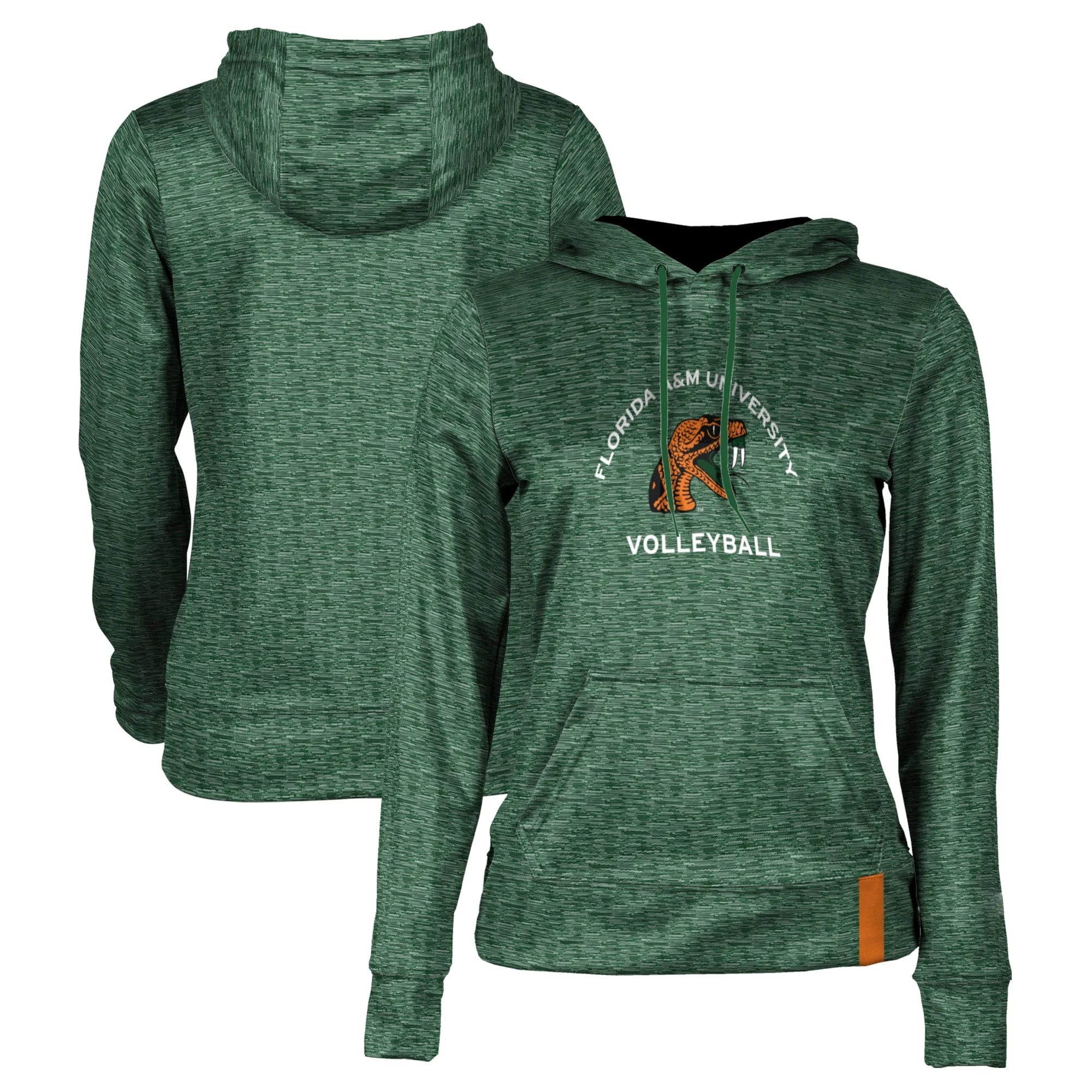 Women's Green Florida A&M Rattlers Volleyball Pullover Hoodie