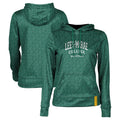 Women's Green Lees-McRae Bobcats Volleyball Pullover Hoodie