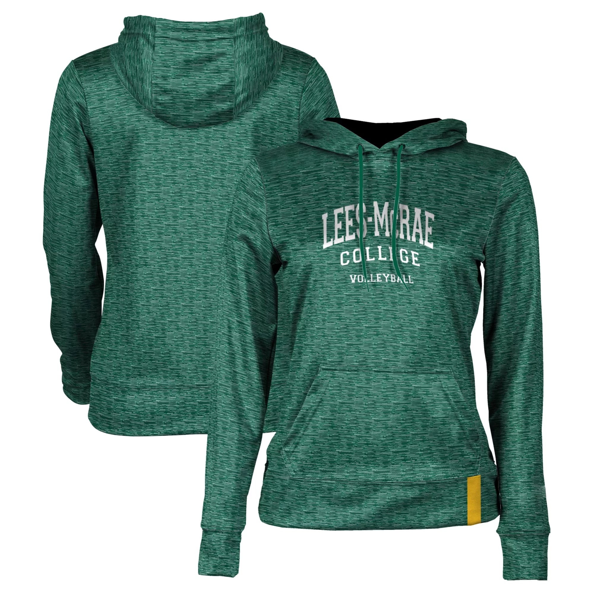 Women's Green Lees-McRae Bobcats Volleyball Pullover Hoodie