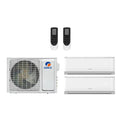 Gree 36,000 Btu 21 Seer 2-Zone Ductless Mini Split Heat Pump System - 18K-18K - MULTI30HP230V1BO - (2) VIR18HP230V1AH