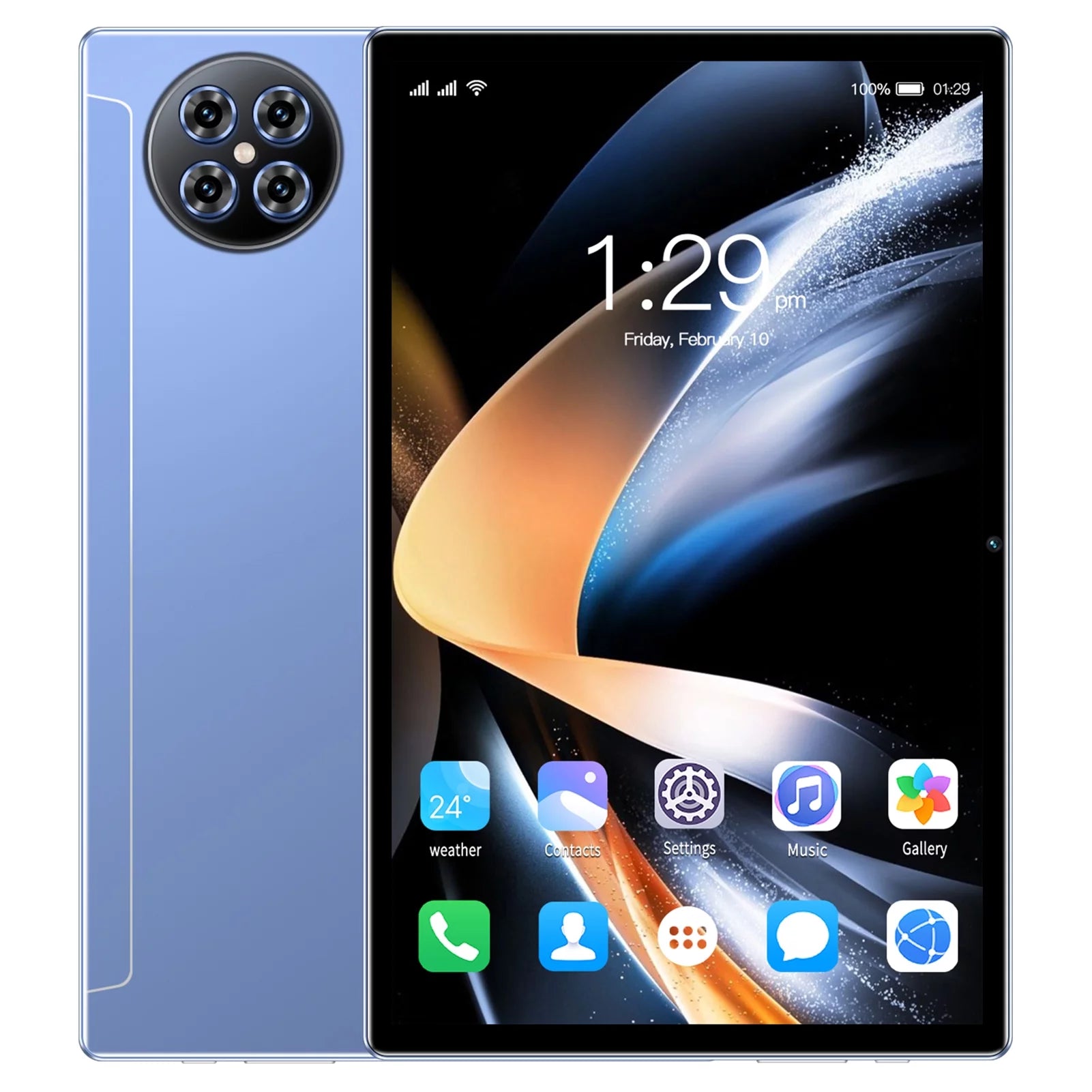 Docooler 10.1 inch Tablet with 5G Calling 8GB+256GB, High-Resolution Screen, 7000mAh Battery for Long Standby Time