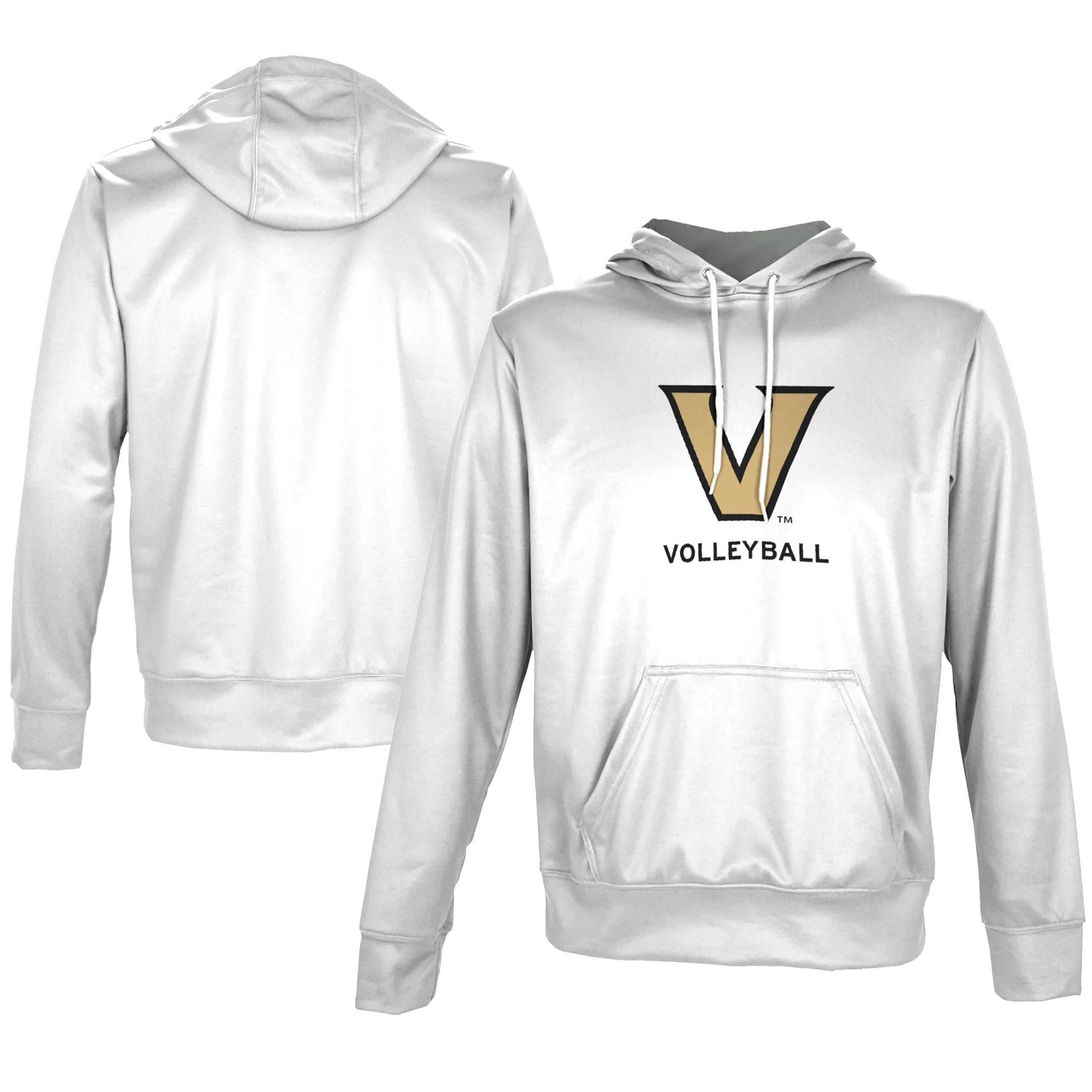 Youth ProSphere  White Vanderbilt Commodores Volleyball Pullover Hoodie